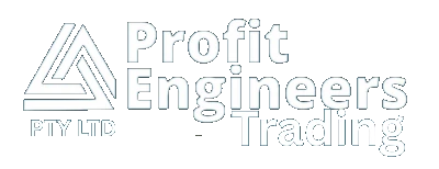 Profit Engineers Trading logo – representing the trading side of a cybersecurity and trading business in Sydney, specialising in Gann chart automation